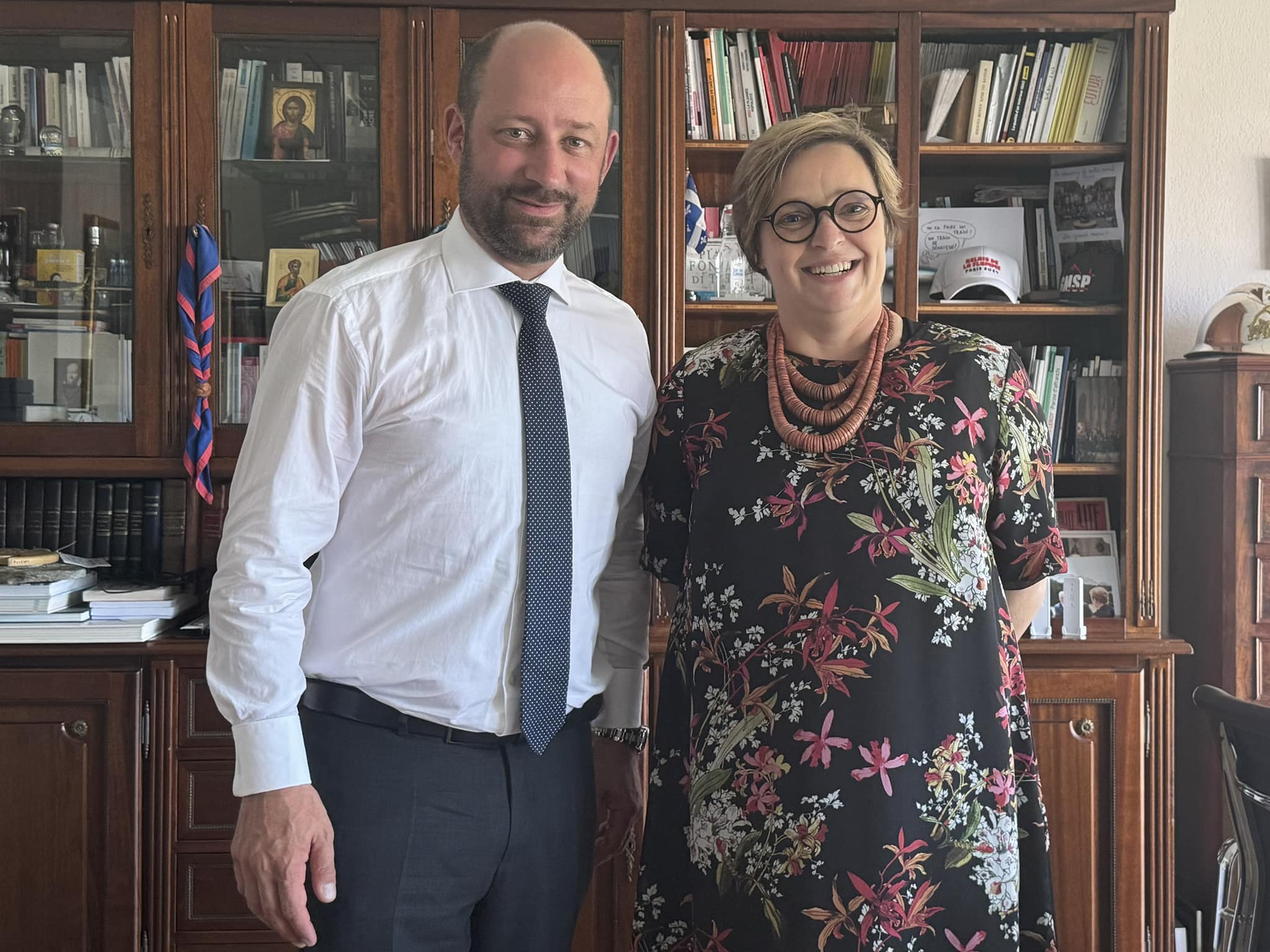 Rencontre avec Sabine Oppilliart, sous-préfète de Thonon-les-Bains.
