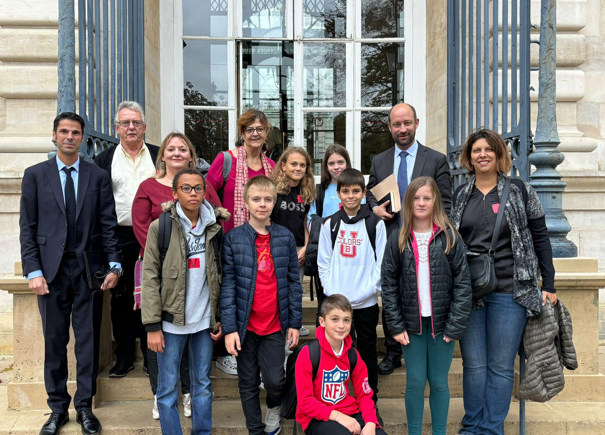 Visite du conseil municipal des enfants de Loisin
