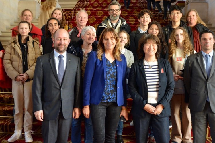 Accueil du Conseil Municipal des Jeunes de Machilly
