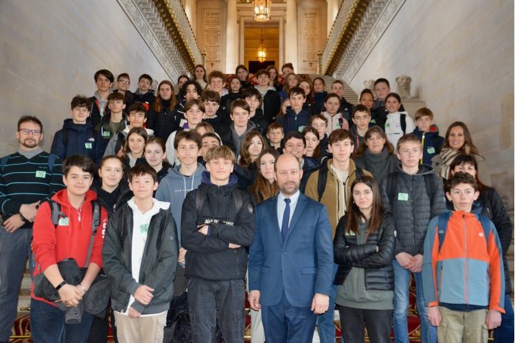 Accueil de deux classes du Collège Sainte-Marie de la Roche-sur-Foron
