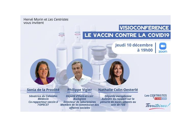 Visioconférence&nbsp;: le vaccin contre la Covid 19

